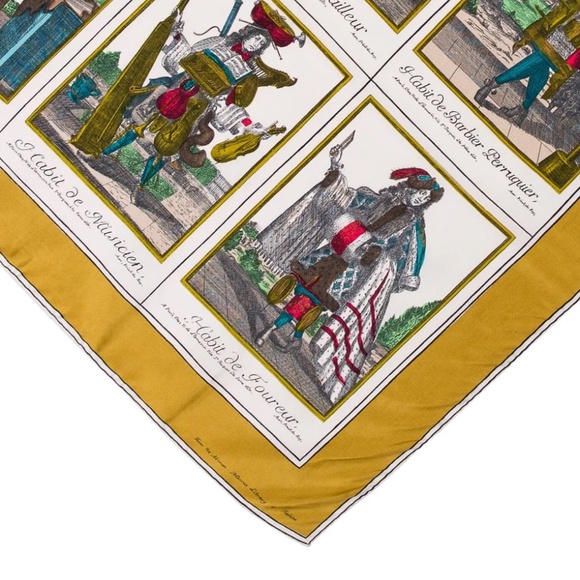 Silk Printed Scarf - Picture 2 of 3